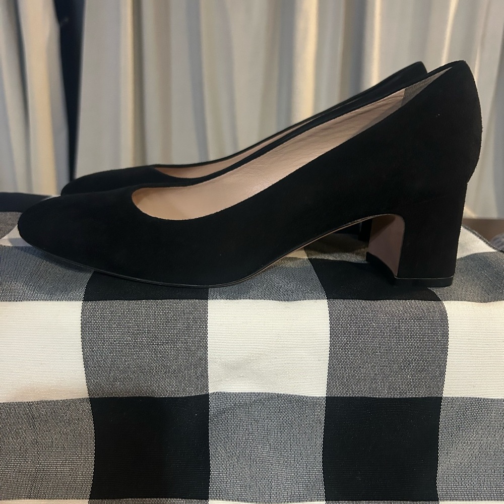 Stuart Weitzman Black Suede Heels